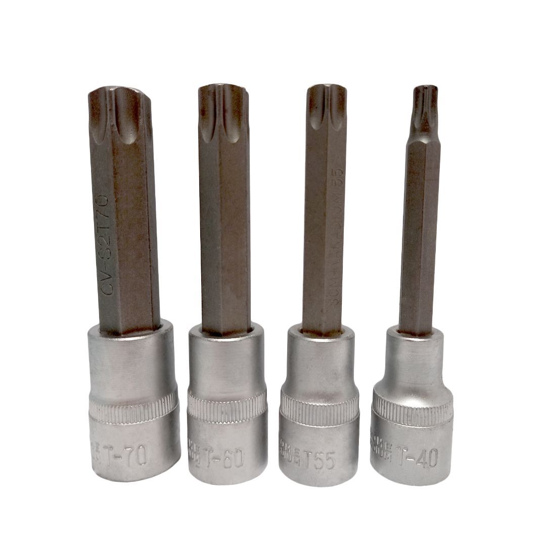 Tubos 1/2" Con Puntas Tork X 4 - T40 T55 T60 T70